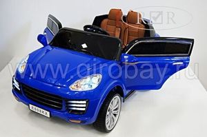 Детский электромобиль River Toys Porsche E008KX синий