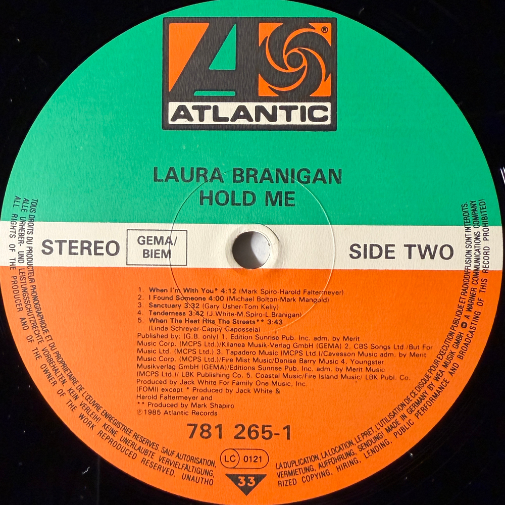Laura Branigan- Hold Me (Германия 1985г.)