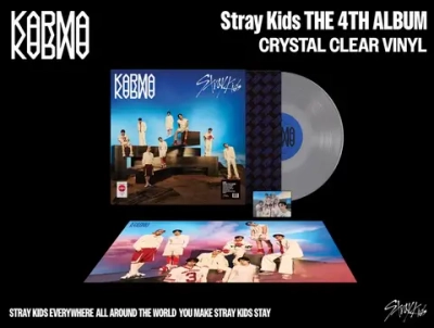Альбом STRAY KIDS - KARMA [LP ver.] Crystal Clear