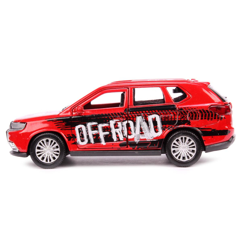 Модель ин. мет. "Mitsubishi Outlander Спорт" 12см, двери, багаж, коробка OUTLANDER-SPORT (Технопарк)