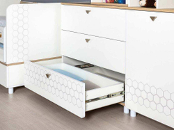 Детская Эйп 2 Белый/Дуб белый