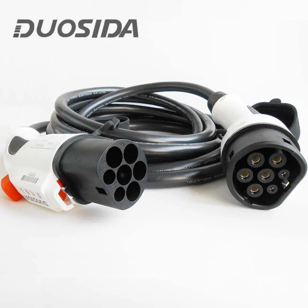 Зарядный кабель трехфазный DUOSIDA 22кВт Type 2 – GB/T AC