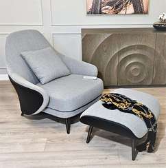 Кресло с оттоманкой Angie