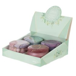 GAEM Свеча ароматическая (блок микс 4шт), L7 W7 H4,5 см, 4в.