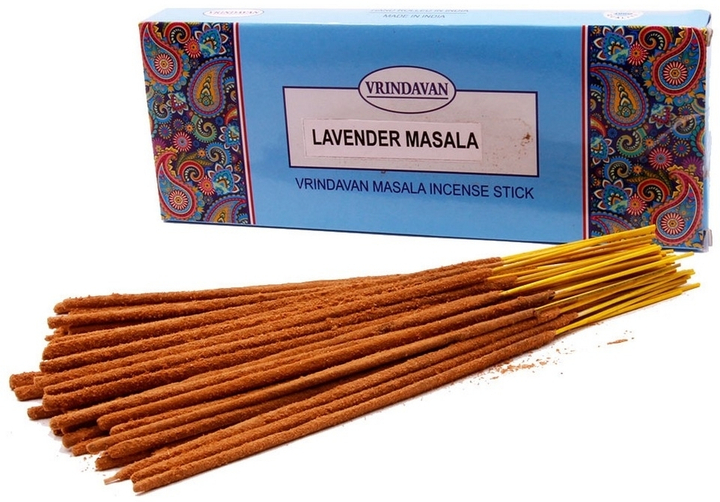 Vrindavan Lavender Masala Благовоние-масала Лаванда, 100 г