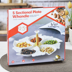 Менажница 4-х секционная 25см ZD20230