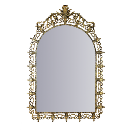Bello De Bronze Зеркало Коро Ду Рей в раме, золото