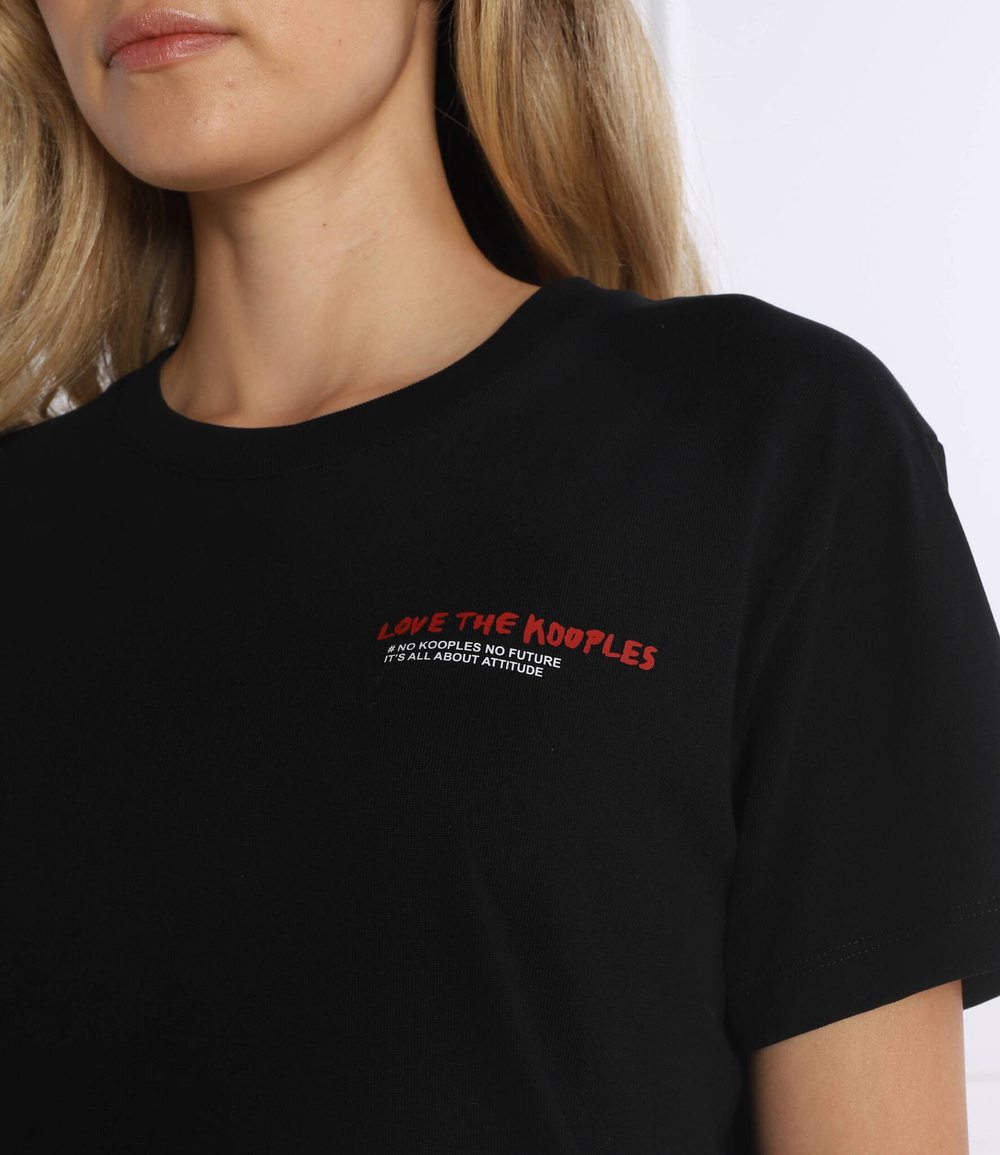 футболка The Kooples - черный(FTSC25026K)