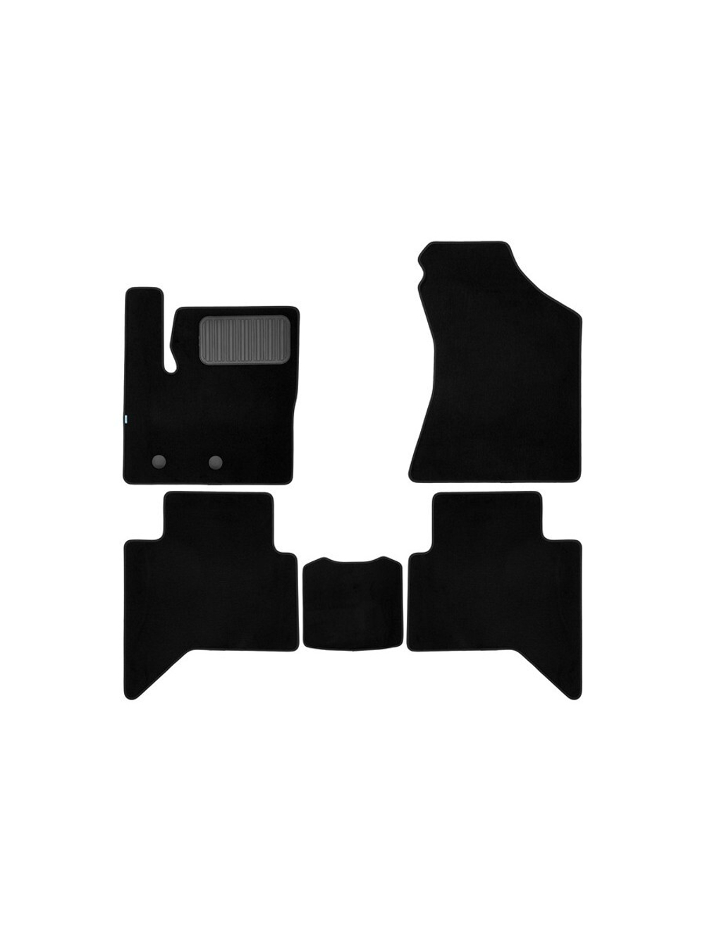 Коврики в салон для CHANGAN Hunter Plus 2023-, пикап, 5шт. (текстиль) KLEVER0509200622110KH