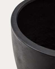 Напольное кашпо Aiguablava, Ø75х120 см, черный цемент