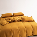 КПБ Однотонный Сатин Элитный OCE013, 2 спальный, 4 наволочки