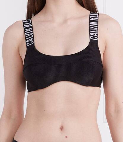 Топ бикини INTENSE POWER Calvin Klein Swimwear - черный(KW0KW01968)