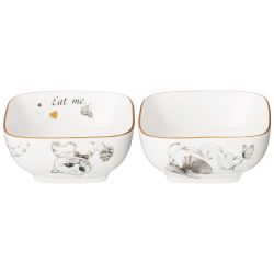 НАБОР САЛАТНИКОВ КВАДРАТНЫХ LEFARD "WONDERLAND" 2 ШТ. 8*4 СМ 100 МЛ (КОР=36НАБ.)