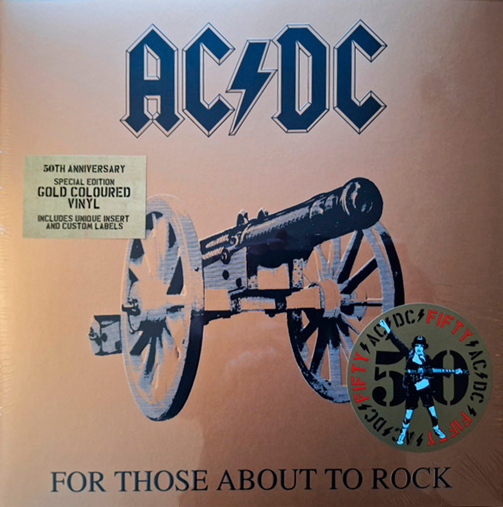 AC/DC / For Those About To Rock (50th Anniversary)(Coloured Vinyl)(LP)