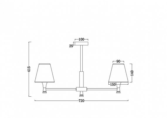 Потолочная люстра Freya Perfetto FR5098PL-05BBS