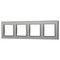 Рамка стеклянная FRM-GLARE-GS-4-GR Arlight 043804
