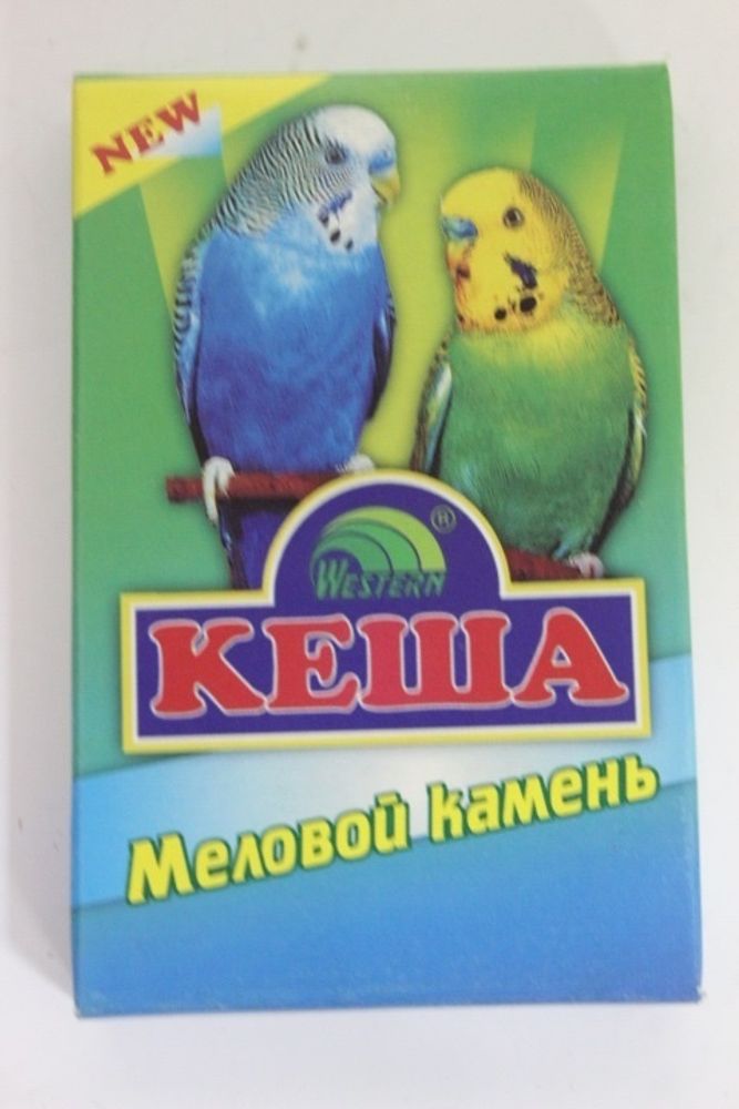 МЕЛОВОЙ КАМЕНЬ &quot;ПОПУГАЙ&quot; ДЛЯ ПТИЦ В КОРОБКЕ