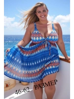 купальник танкини больших размеров с шортами раздельный