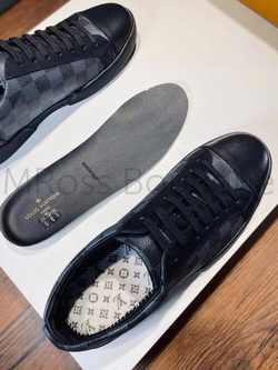 Мужские кеды Louis Vuitton Match-up Damier Graphite премиум класса