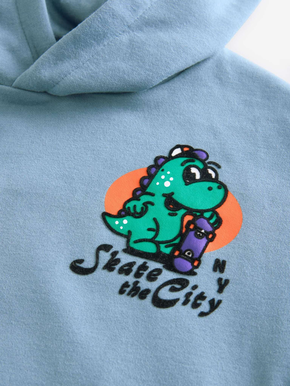 Толстовка с капюшоном для мальчика Next B68-038, Светло-бирюзовый