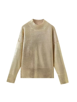 Свитер золотистый