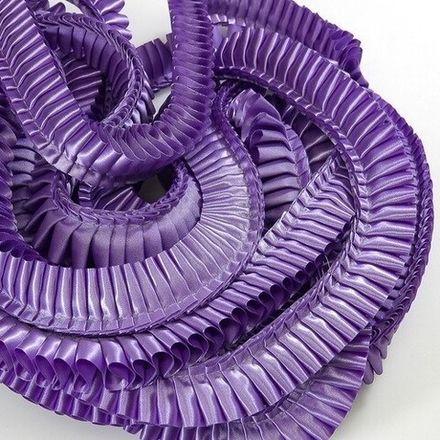 Лента плиссированная для наградных розеток. Цвет Светло-Сиреневый. Код цвета 20В.