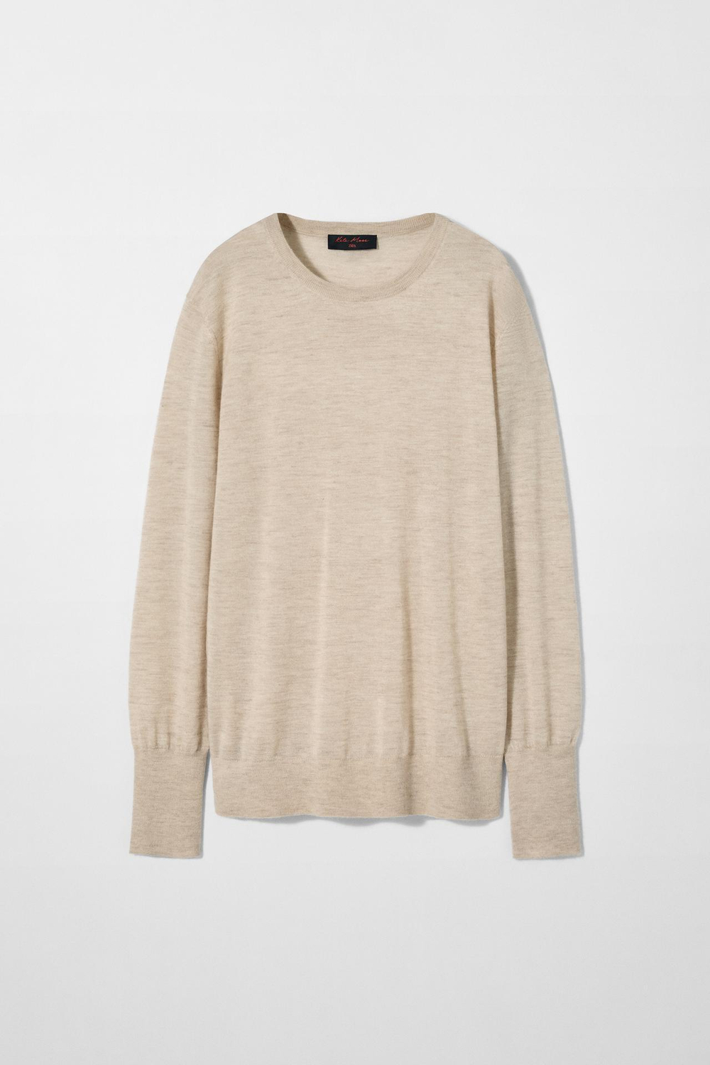 ZARA X KATE MOSS КАШЕМИРОВЫЙ ДЖЕМПЕР, ПЕСОЧНЫЙ