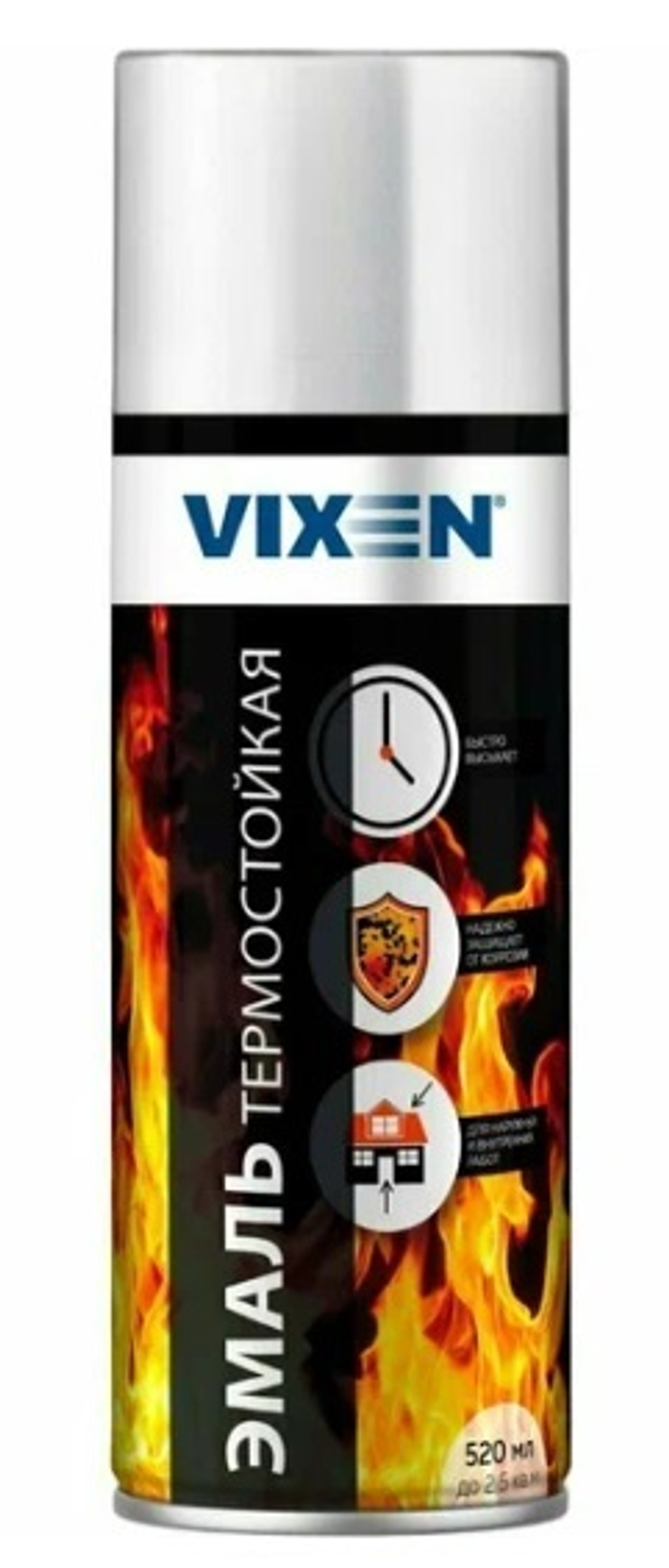 Краска-спрей Vixen белый, 520мл