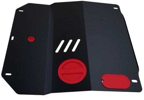 Защита картера и КПП АвтоБроня для Suzuki Swift IV (V - все) 2011-2015, сталь 1.8 мм, с крепежом, 111.05510.1