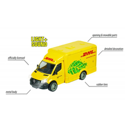 Majorette Grand - DHL Mercedes-Benz 1:43 фургон для доставки 15 см 3742000