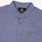 Плотная рубашка Lyle & Scott цвета серого меланжа, L