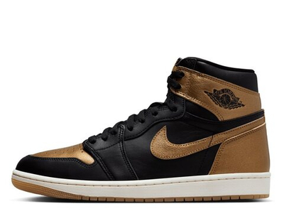 Баскетбольные кроссовки Air Jordan 1 Retro High OG "Metallic Gold"