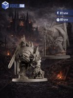 Архигерцог Ноктириан, Владыка некрополя миниатюры для настольных игр РНИ, ДнД