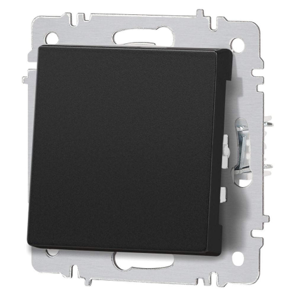 Кнопка Intro Accent 6-109-05 10А-250В IP20 СУ AL/CU антрацит | Intro