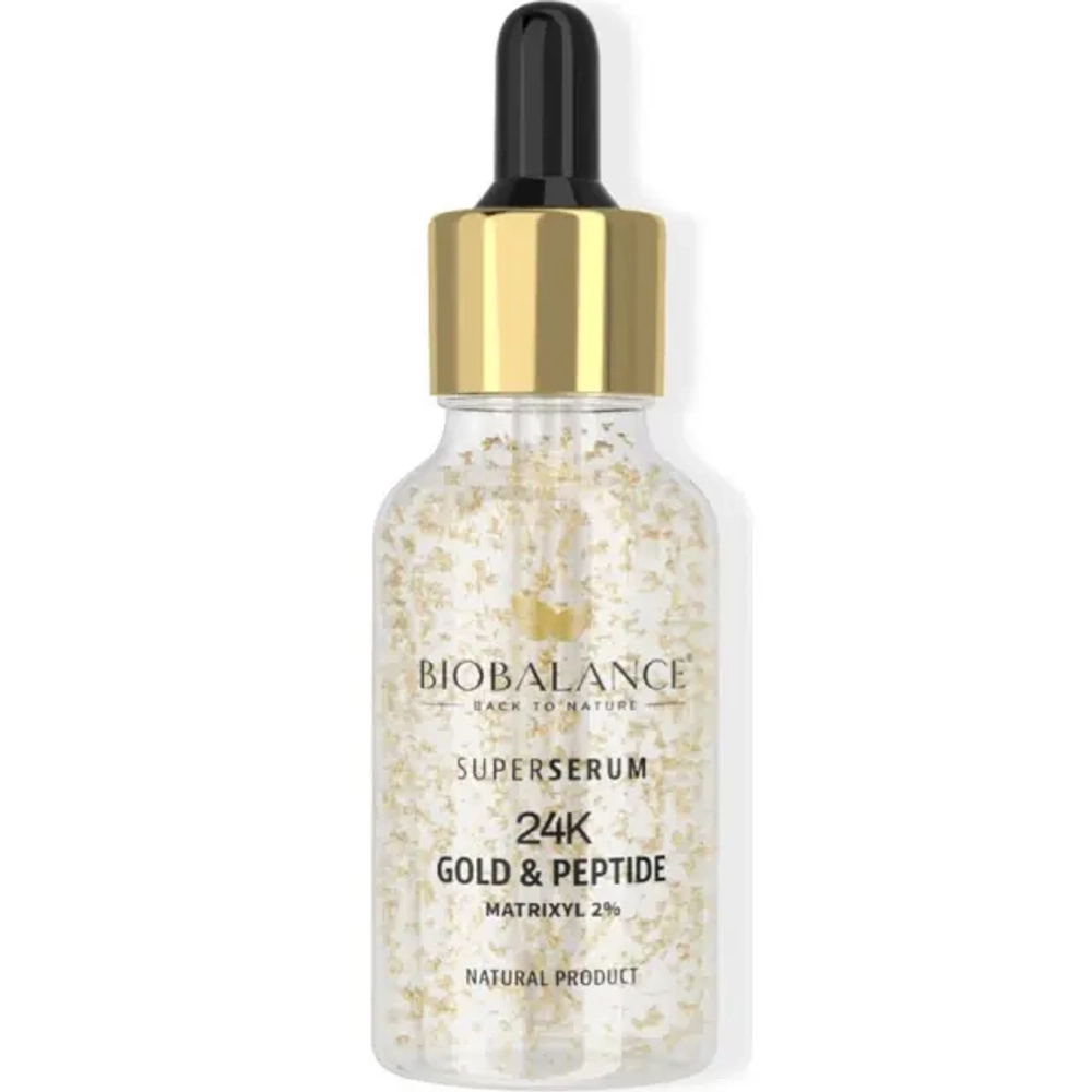 BioBalance SuperSerum 24K Gold&Peptide Matrixyl 2% Сыворотка для лица