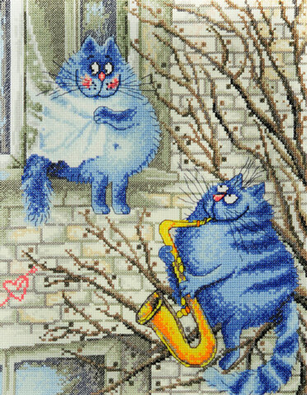 Набор для вышивания "Серенада" по рисунку И. Зенюк 25 х 30 см (Россия)