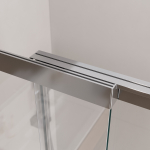 Душевая шторка на ванну CEZARES SLIDER-FIX-VF-11-90/150-C-Cr с фиксированным креплением одной створки