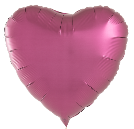 Шар "Гранатовое сердце сатин" 46 см