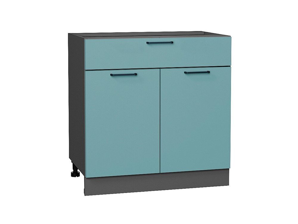 Шкаф нижний с 2-мя дверцами и ящиком Флэт