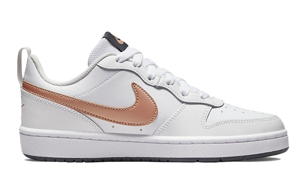 Женские кроссовки Nike Court Borough Low 2 'White Metallic Red Bronze' BQ5448-116