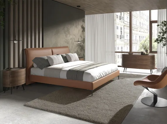 Овальная прикроватная тумбочка Angel Cerda 7074