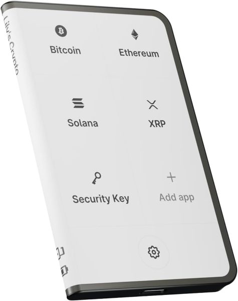 Аппаратный криптовалютный кошелёк Ledger Stax, Черный | Black