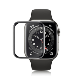 Пленка ударопрочная с черной рамкой для Apple Watch 40мм