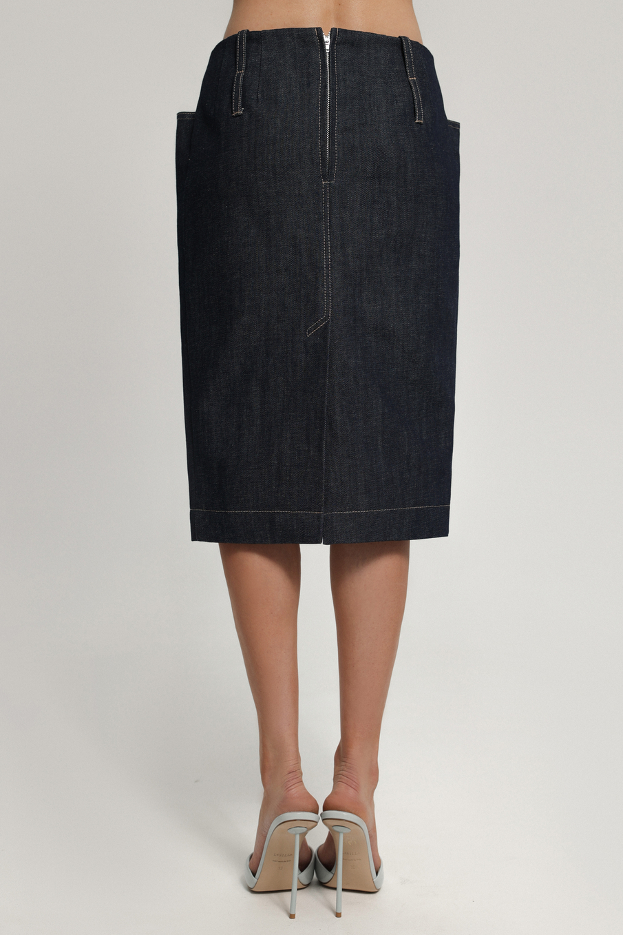 Юбка-карандаш из денима