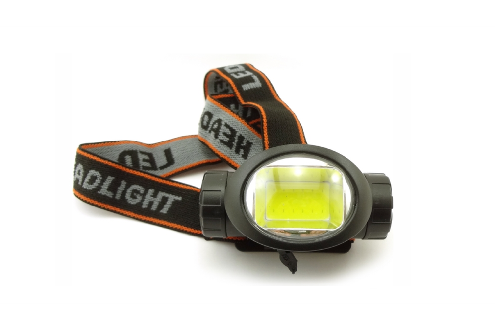 Фонарик аккумуляторный налобный BL-204 COB-130LM