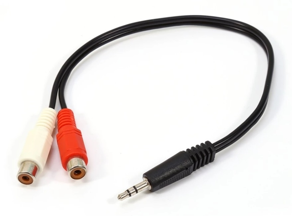 PROCAST cable A-MJ/2RCA-F Переходник 3,5 мм mini TRS Jack(m) / 2RCA (f)