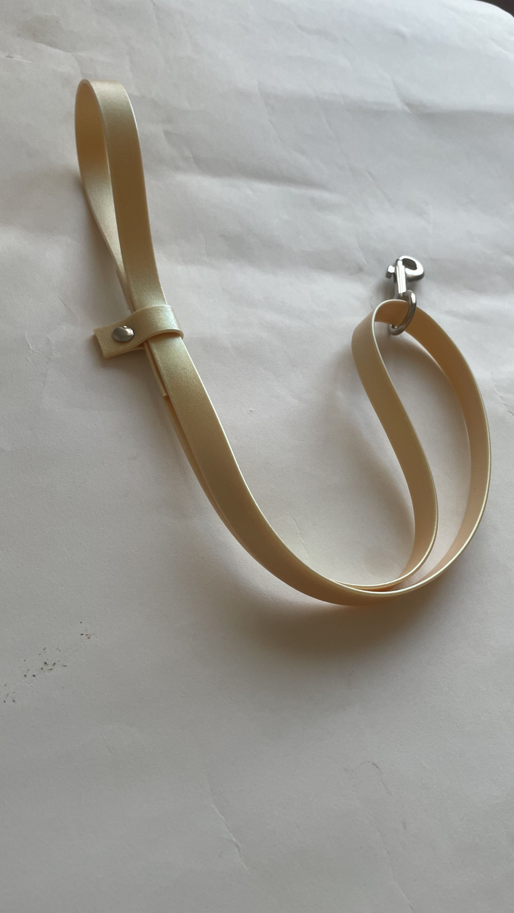 Ринговка груминга из биотана , ширина 15 мм, длина 50 см., зебра