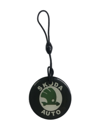 Заготовка домофонная EPOXY чип Н5.5 SKODA (на резинке)