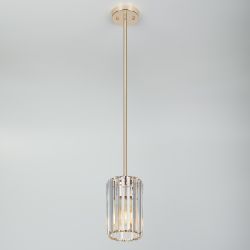 Светильник подвесной (подвес) Rivoli   1052-201 1 х Е27 40 Вт хрусталь