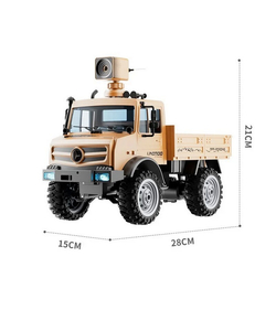 Радиоуправляемая машина WPL Следопыт с FPV HD WIFI камерой (песочная) 4WD 1/16 2.4G RTR
